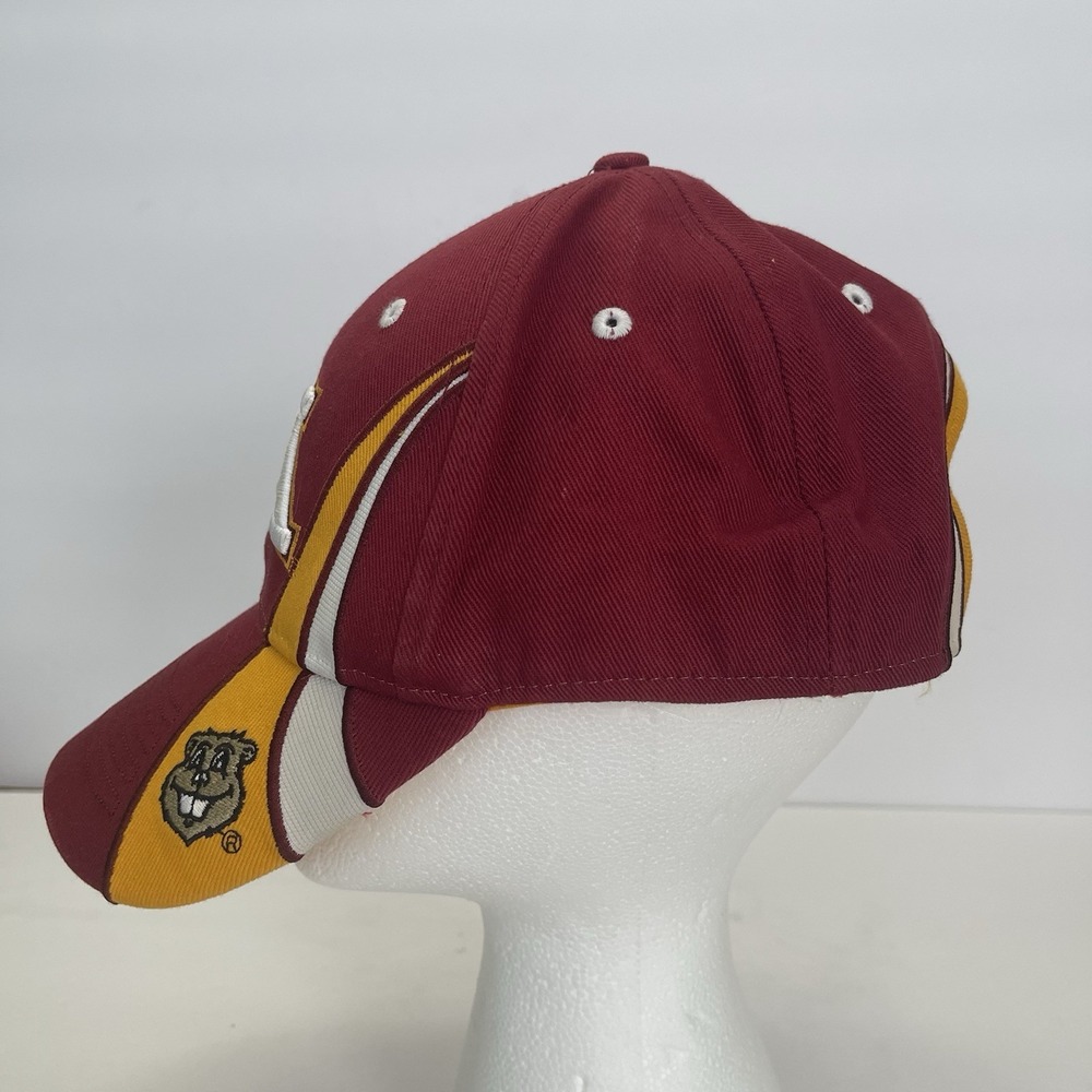 University of Minnesota Gophers Baseball Cap Maroon Gold Embroidered Adjustable - Picture 2 of 7